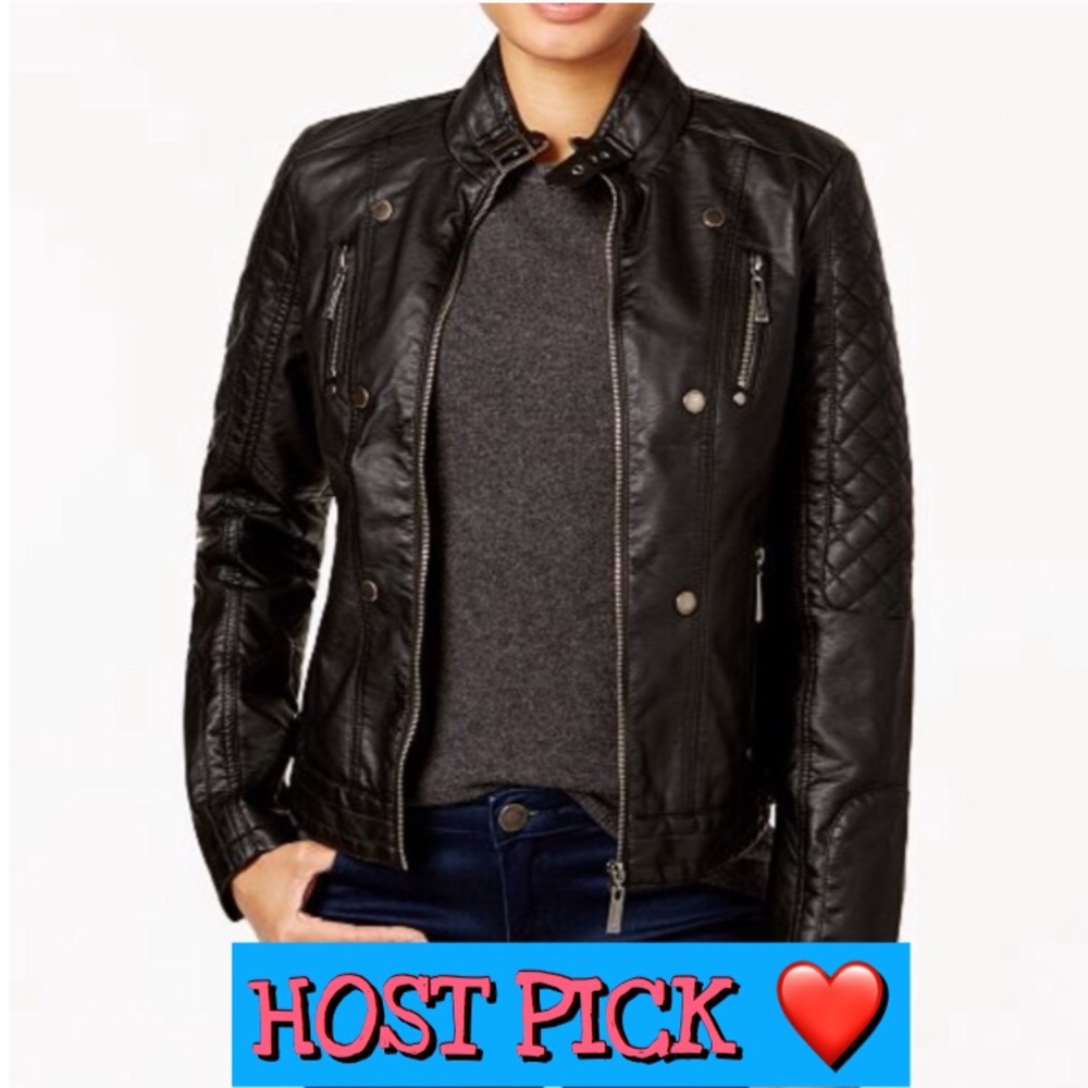 🔥HOST PICK✨ faux leather jacket